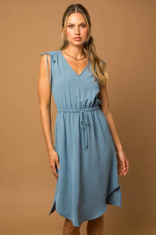 Raelyn Sleeveless V-neck Mini Dress