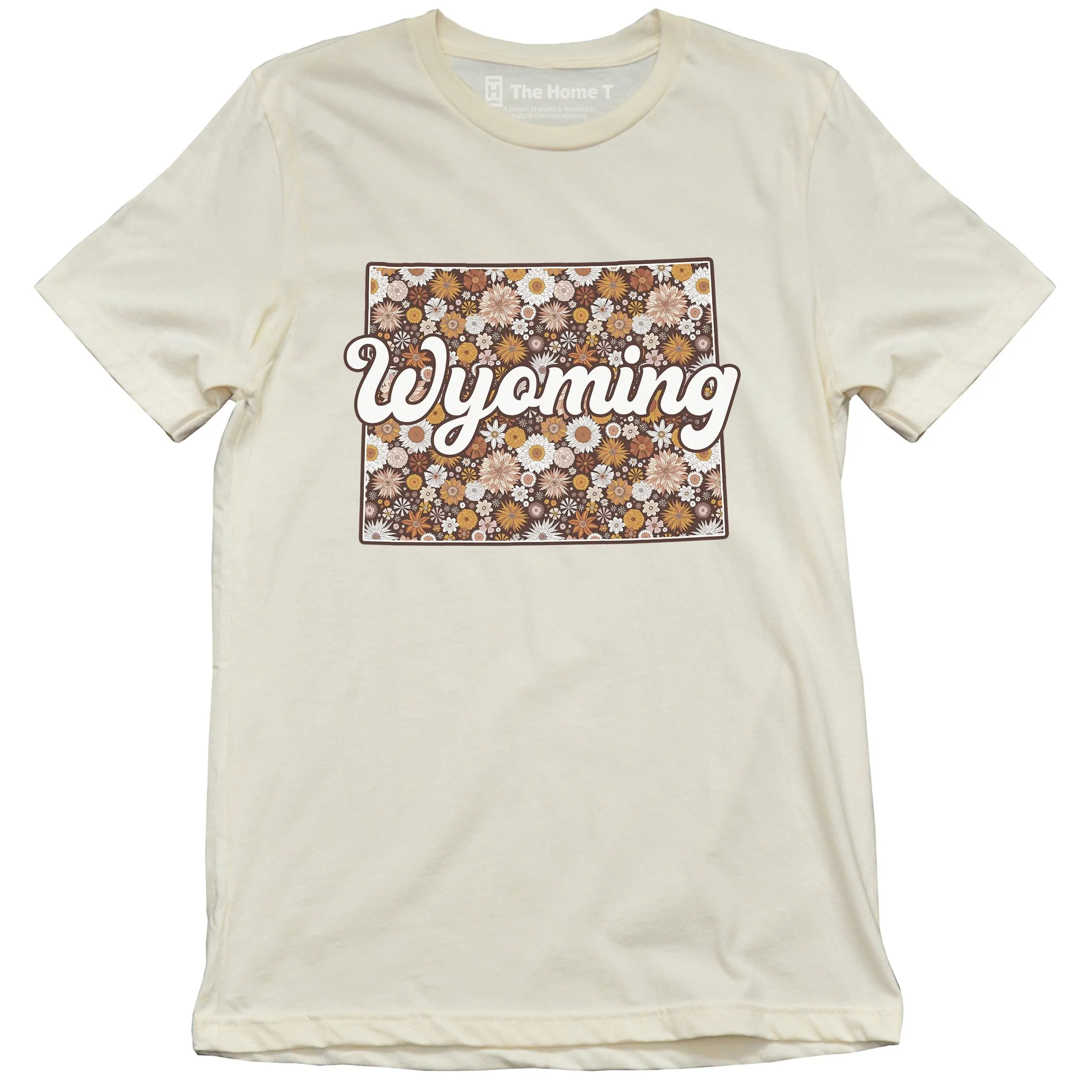 Retro Floral Wyoming