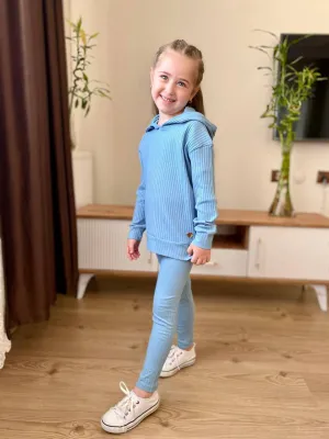 Rib Gorgeous Girl Hoodie Set