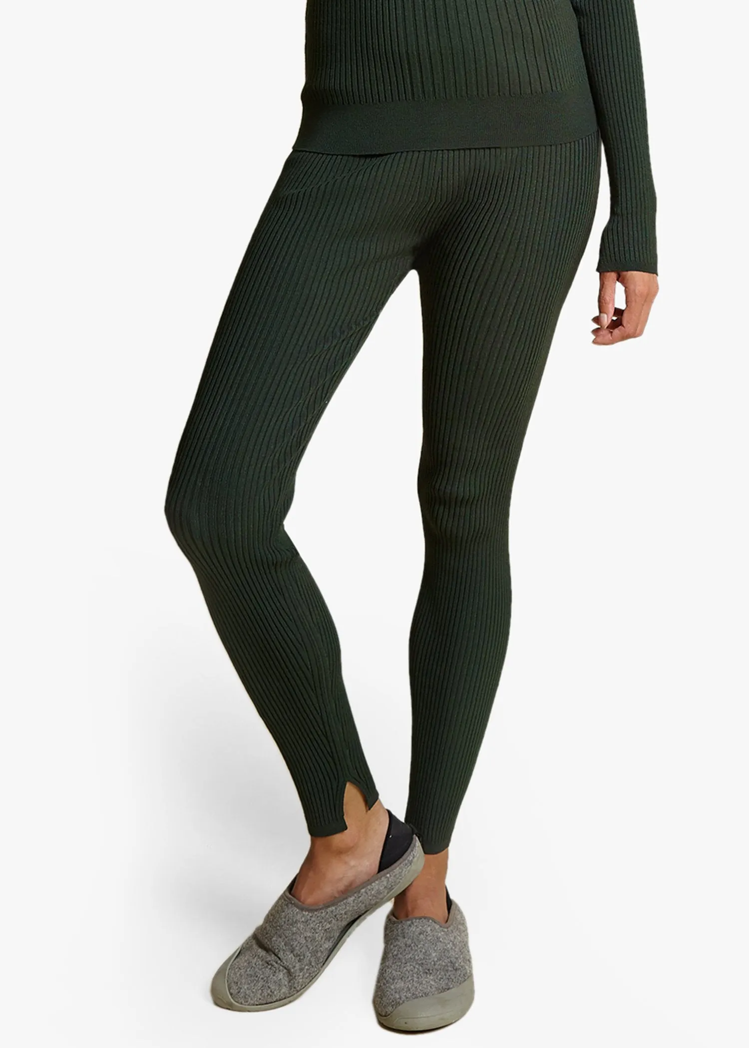 ribbed leggings