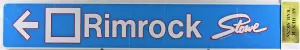 Rimrock Trail Sign