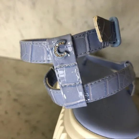 SAM EDELMAN Circus NY Elana Platform Sandal Periwinkle 9.5B