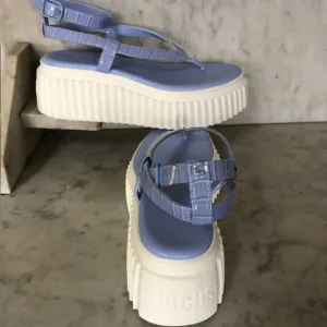 SAM EDELMAN Circus NY Elana Platform Sandal Periwinkle 9.5B