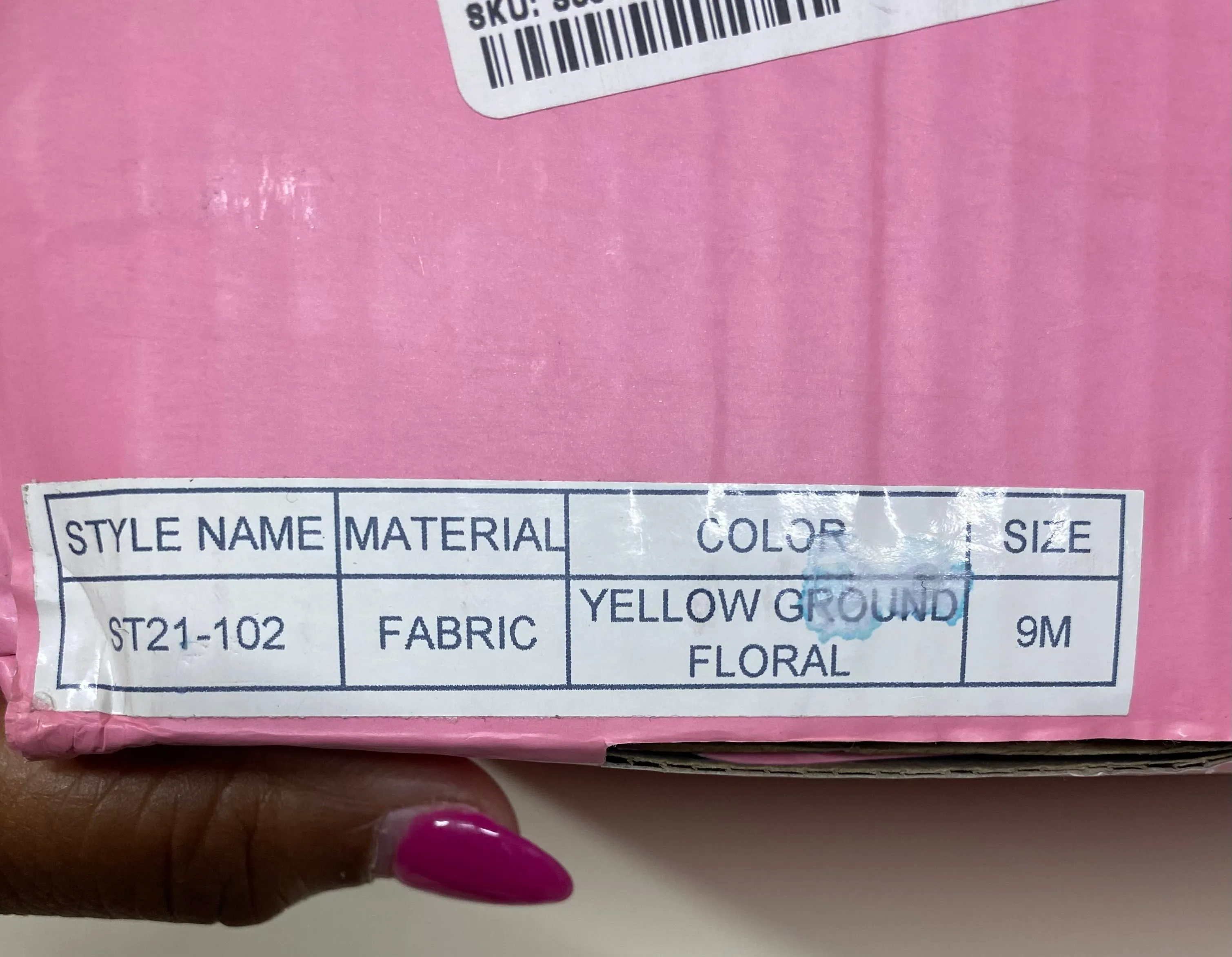Satin floral Platform Resale