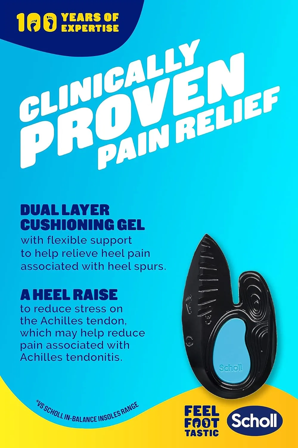 Scholl Heel Pain Relief Insoles