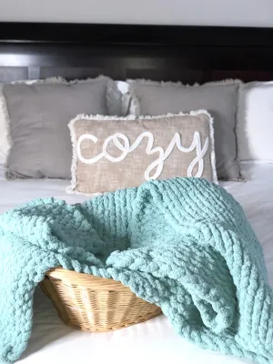 Seafoam Cozy Throw