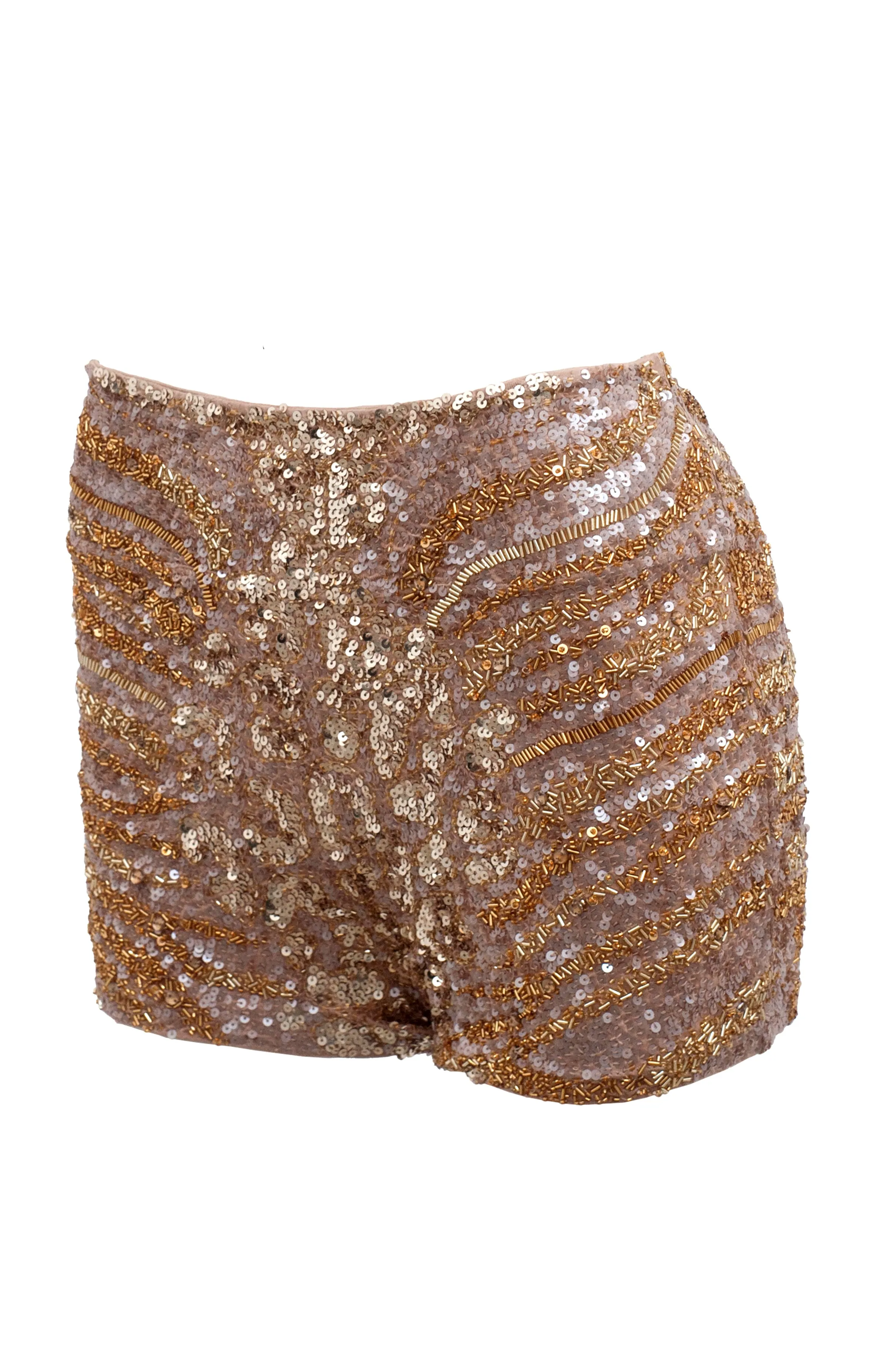 Shorts HW panther gold