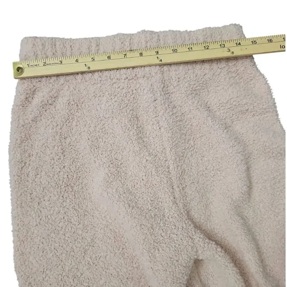 SKIMS Cozy Knit Lounge Pants Wide Leg High Waist Cream L/XL