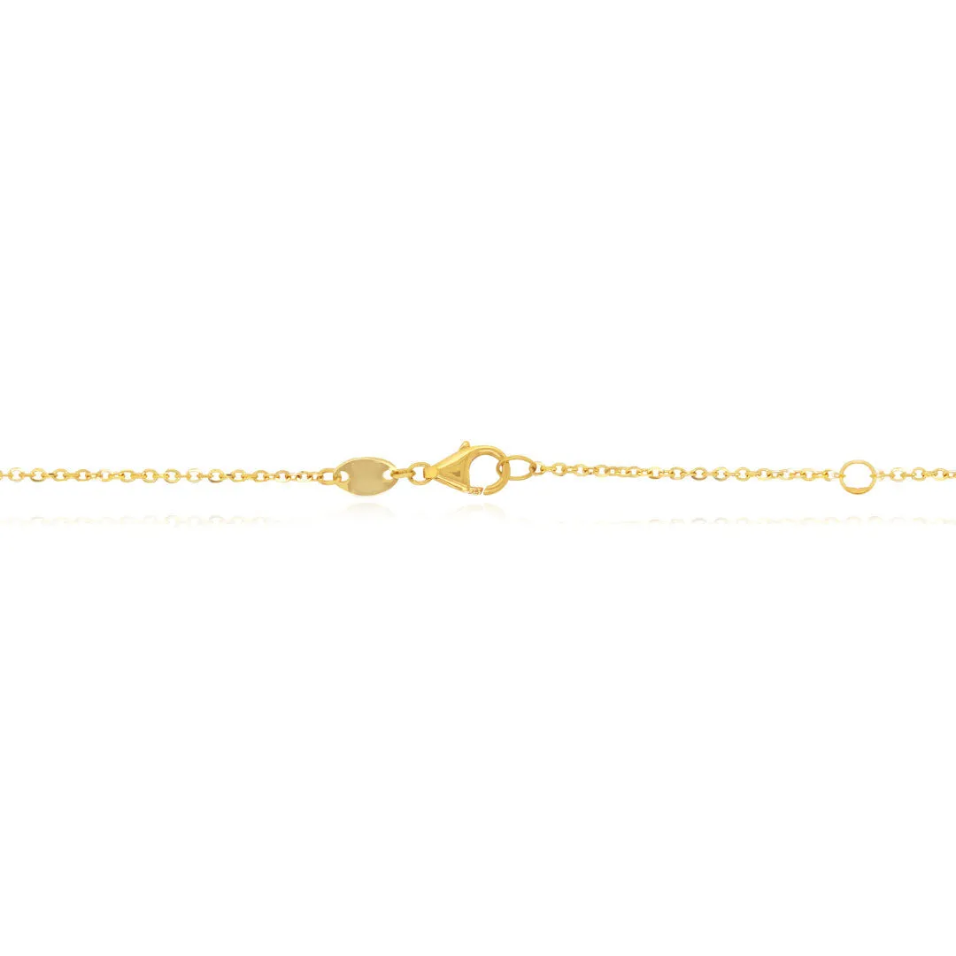 Small Bubblegum Pink Single Clover Necklace