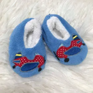 Snoozies 6-12m - Blue Airplane