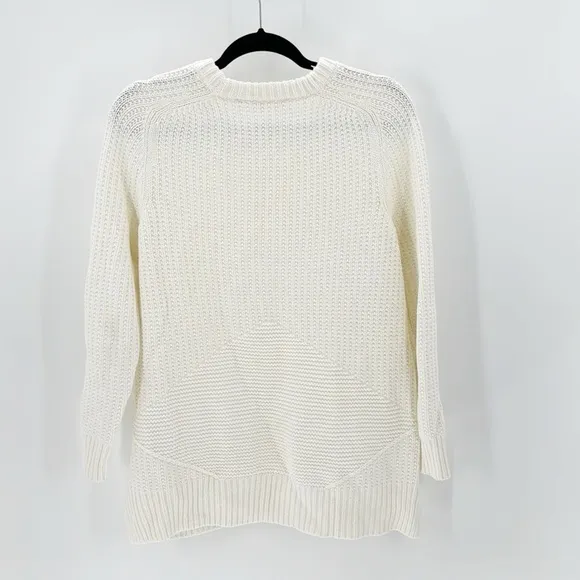 Soft Surroundings crew neck hi lo side slit oversized longline cozy comfy soft