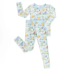 Soulbaby Pooh’s Springtime Stroll Snuggle Set Bamboo Pajamas
