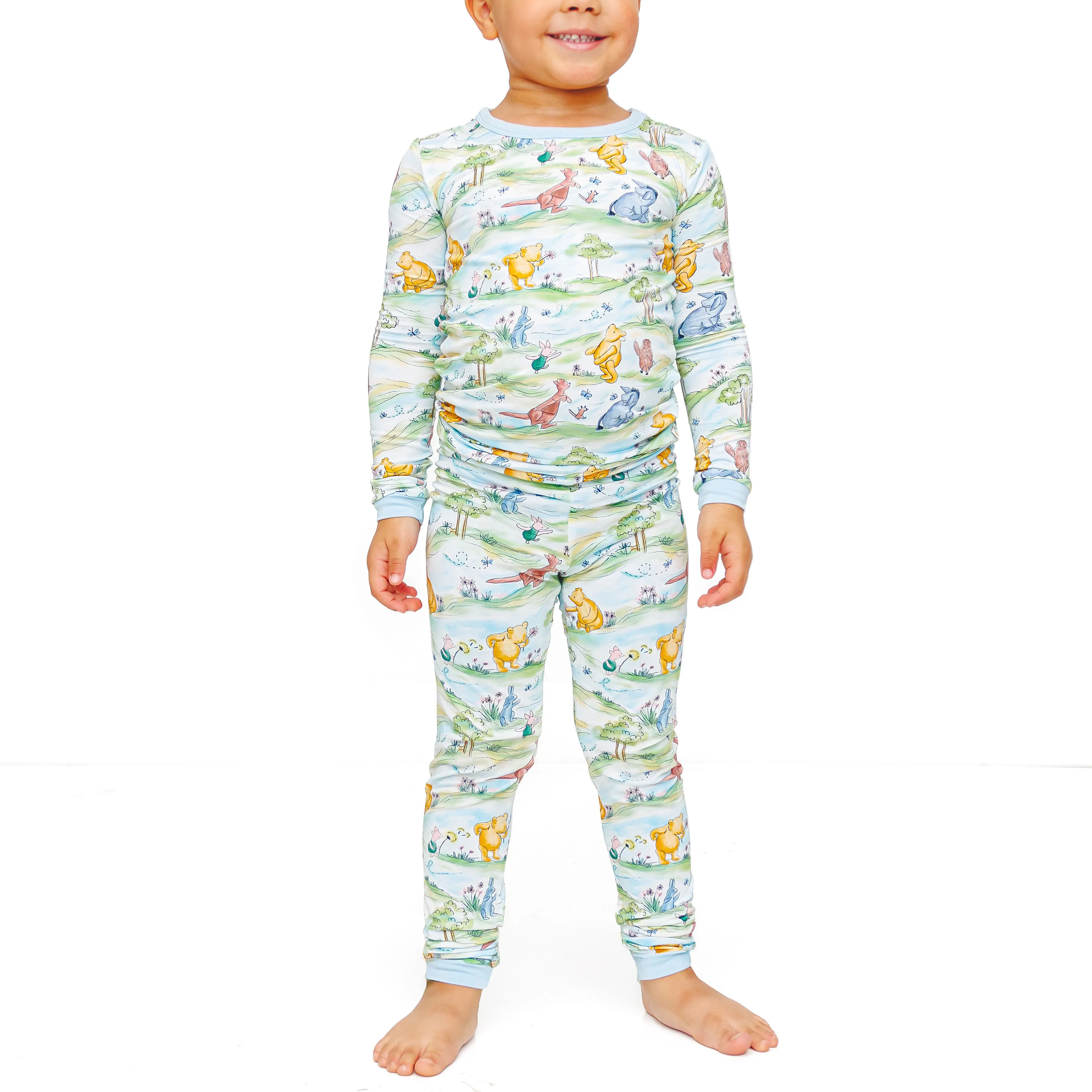 Soulbaby Pooh’s Springtime Stroll Snuggle Set Bamboo Pajamas
