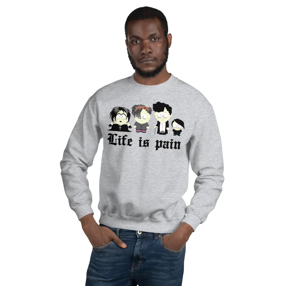 South Park Goth Kids Fleece Crewneck Sweatshirt