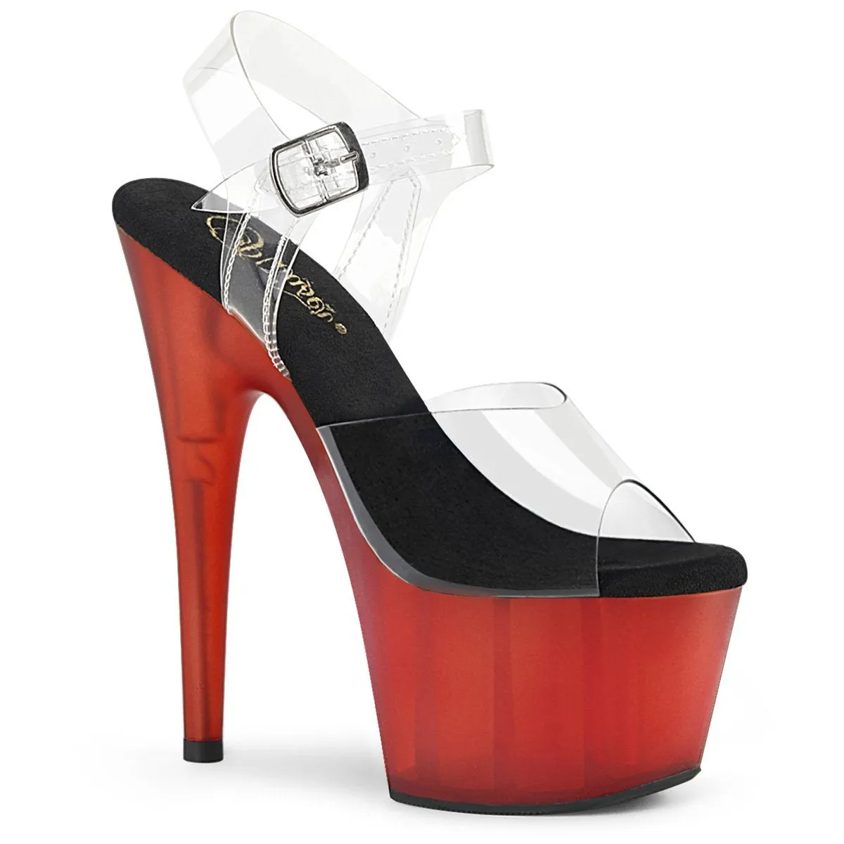 SS-ADORE-708T Exotic Sandal | Clear Vinyl