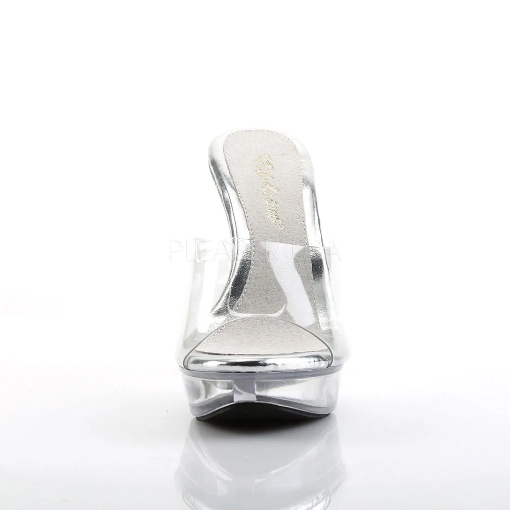 SS-COCKTAIL-501 Platform Slide | Clear Vinyl