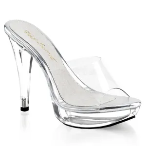 SS-COCKTAIL-501 Platform Slide | Clear Vinyl
