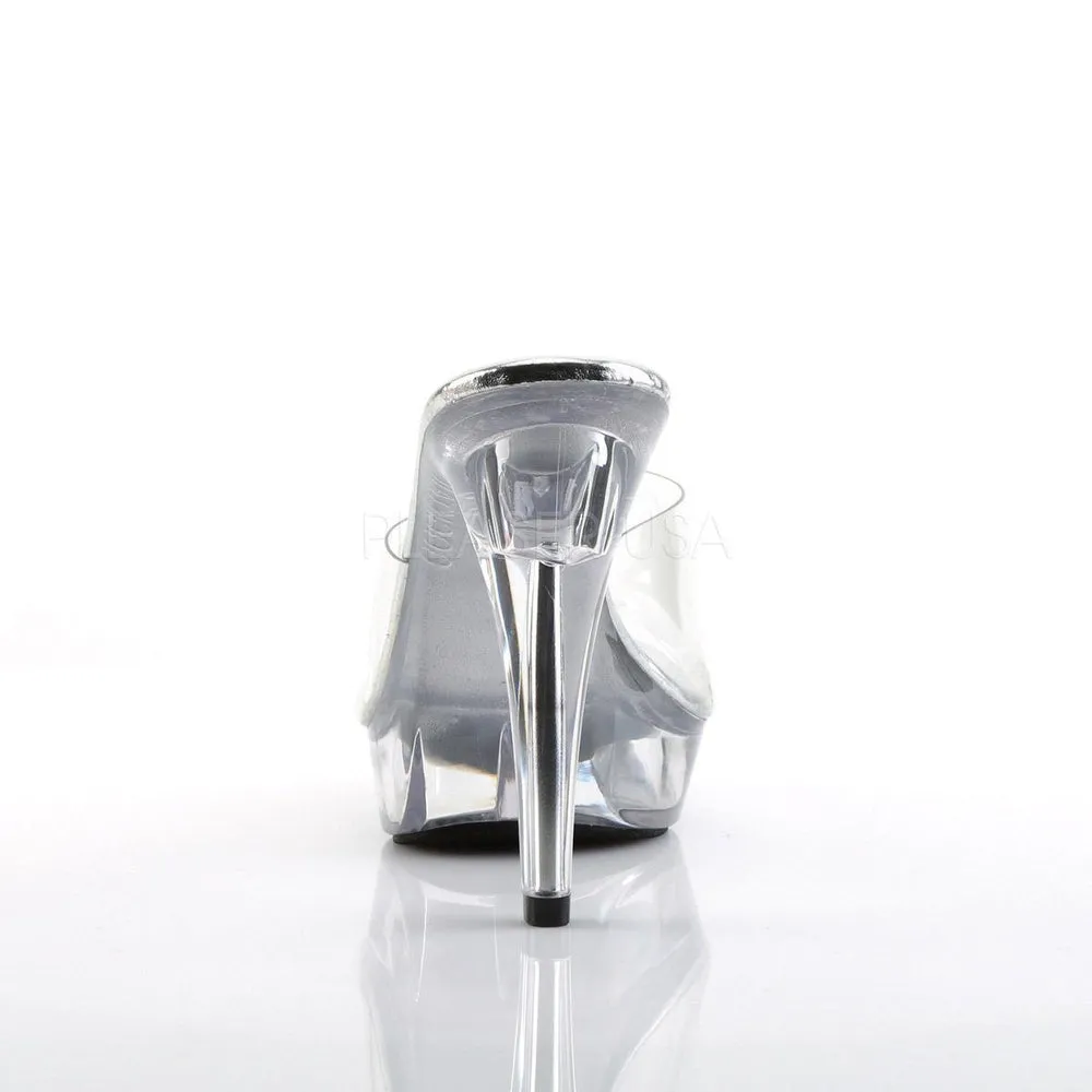 SS-COCKTAIL-501 Platform Slide | Clear Vinyl