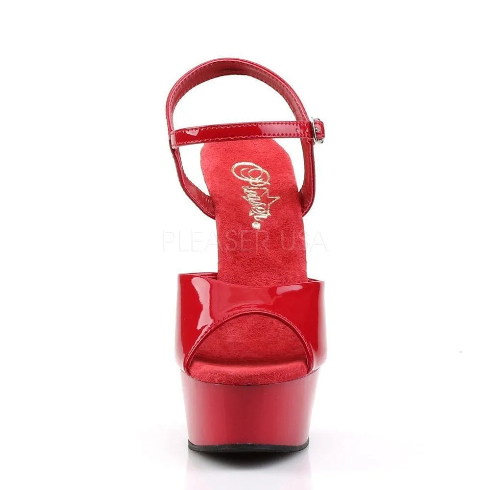 SS-DELIGHT-609 Platform Sandal  | Red Patent