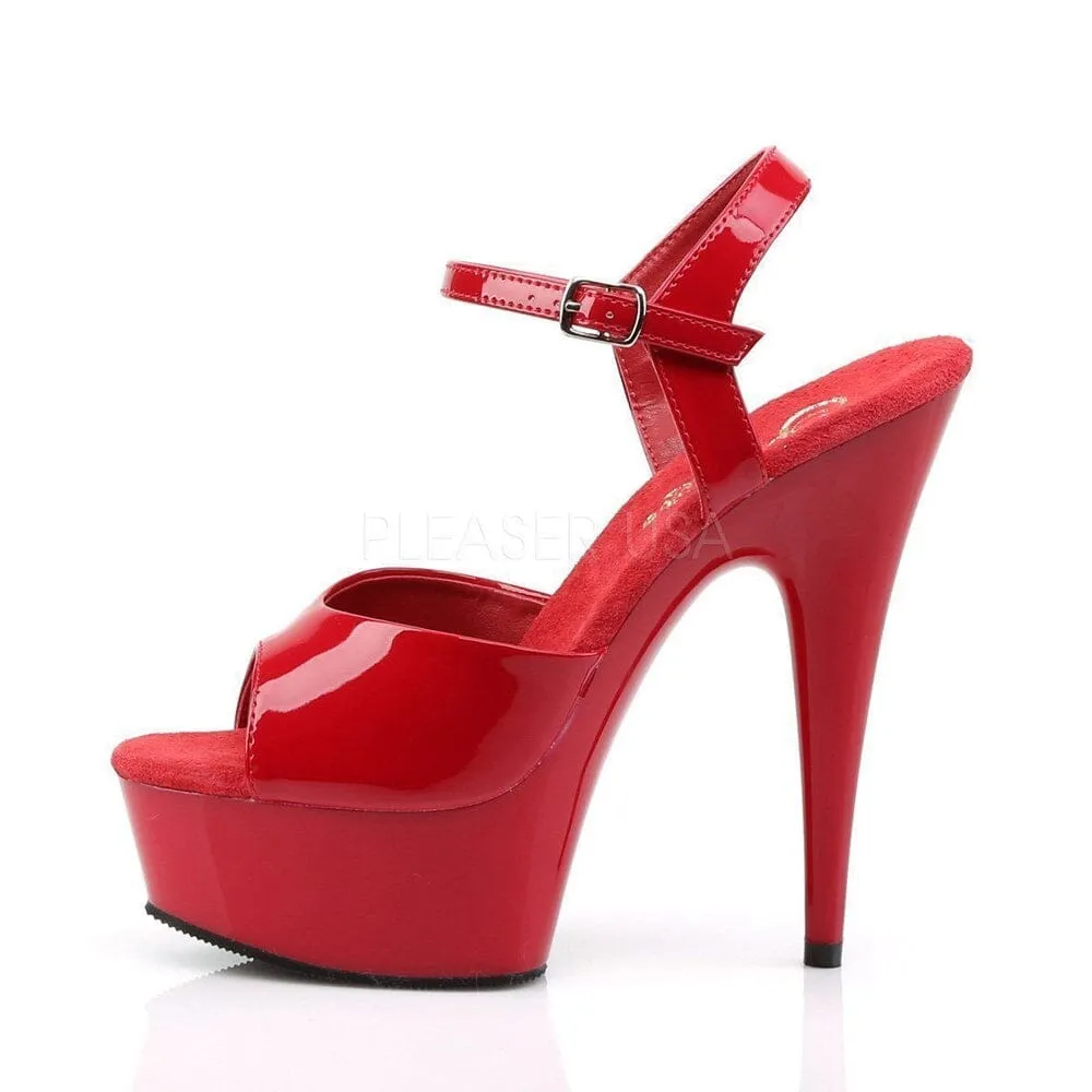SS-DELIGHT-609 Platform Sandal  | Red Patent