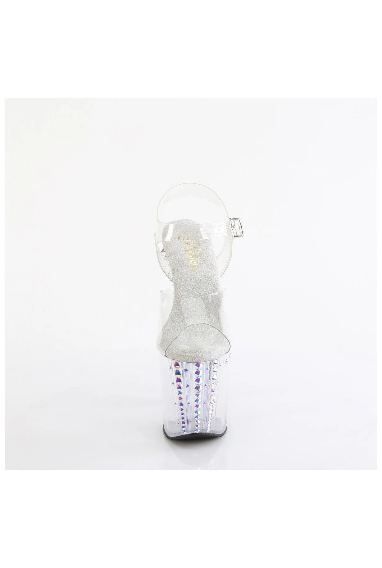 SS-ENCHANT-708RS-02 Clear Vinyl Sandal