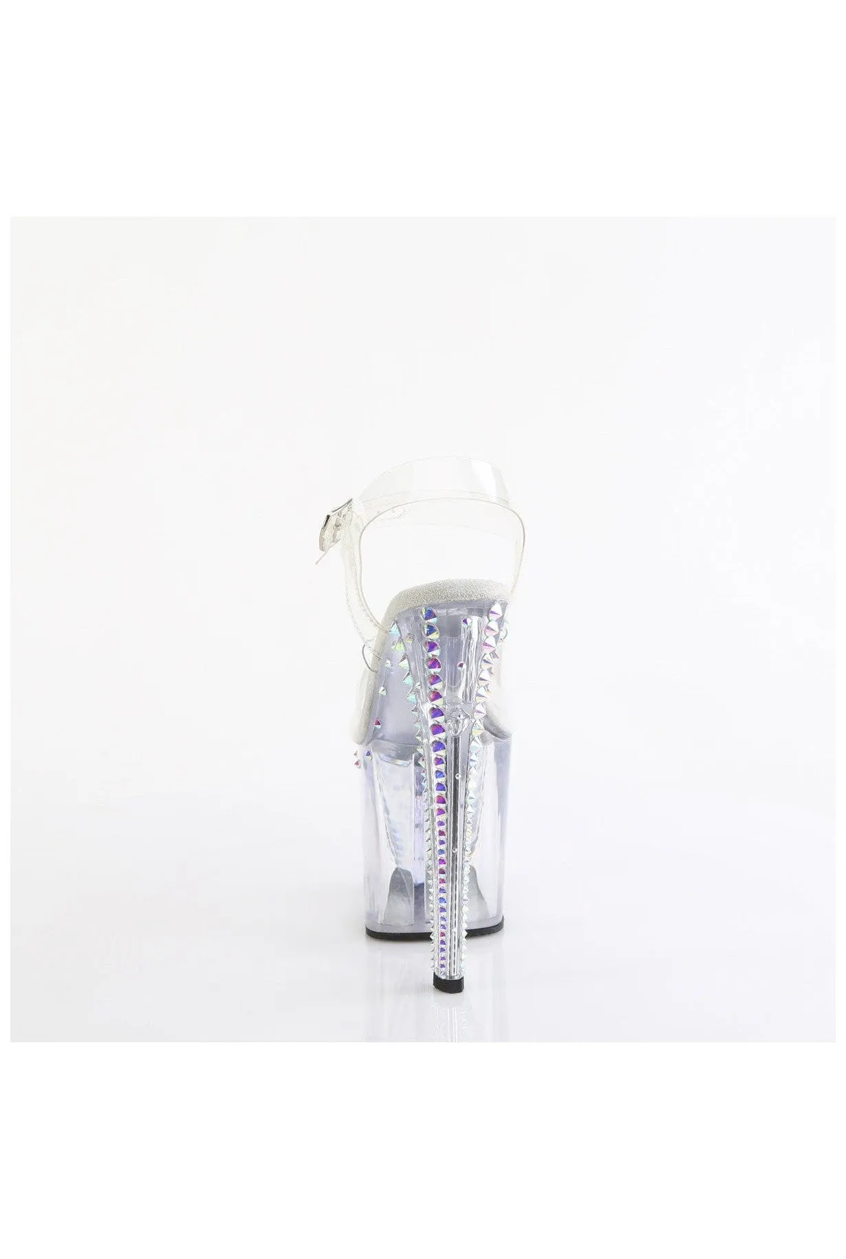 SS-ENCHANT-708RS-02 Clear Vinyl Sandal