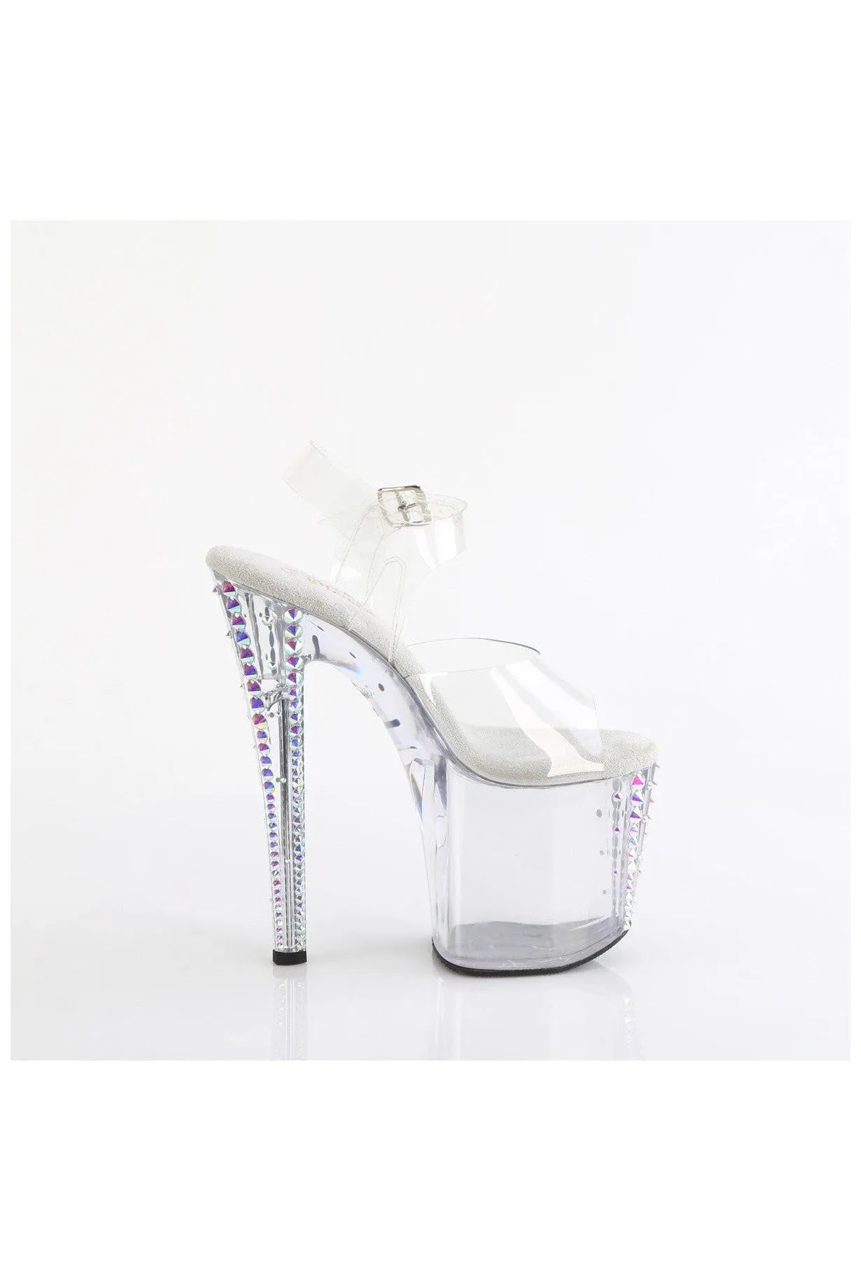 SS-ENCHANT-708RS-02 Clear Vinyl Sandal