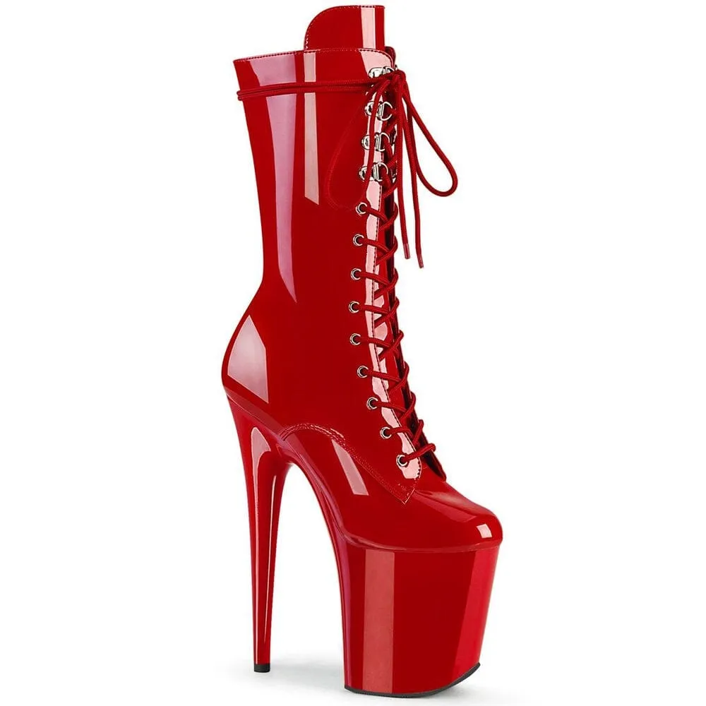 SS-FLAMINGO-1050 Exotic Boot | Red Patent