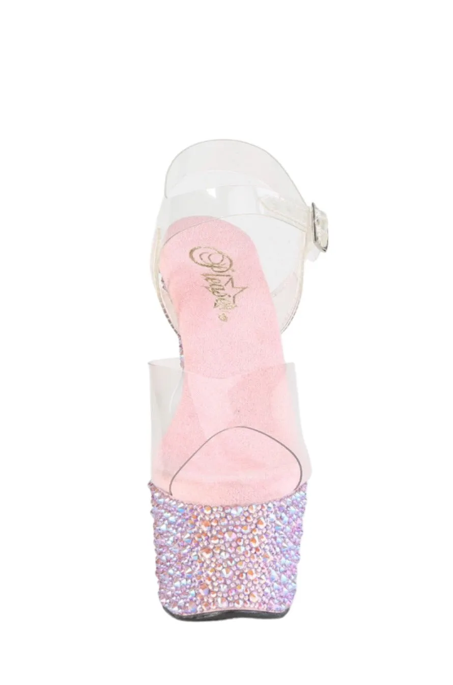SS-Pleaser BEJEWELED-708MS Sandal
