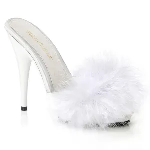 SS-POISE-501F Sandal | White Genuine Satin