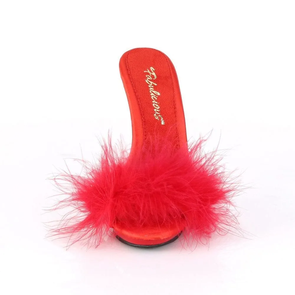 SS-POISE-501F Slide | Red Marabou