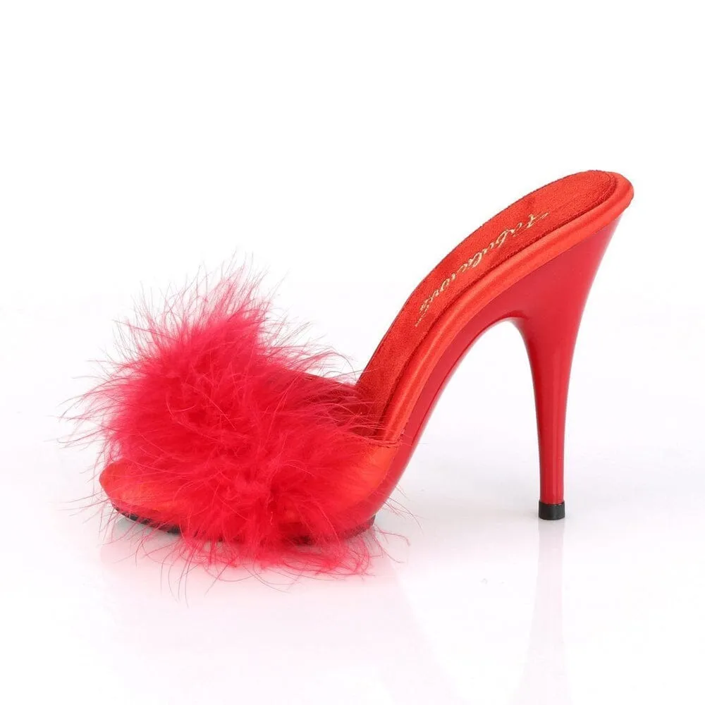 SS-POISE-501F Slide | Red Marabou