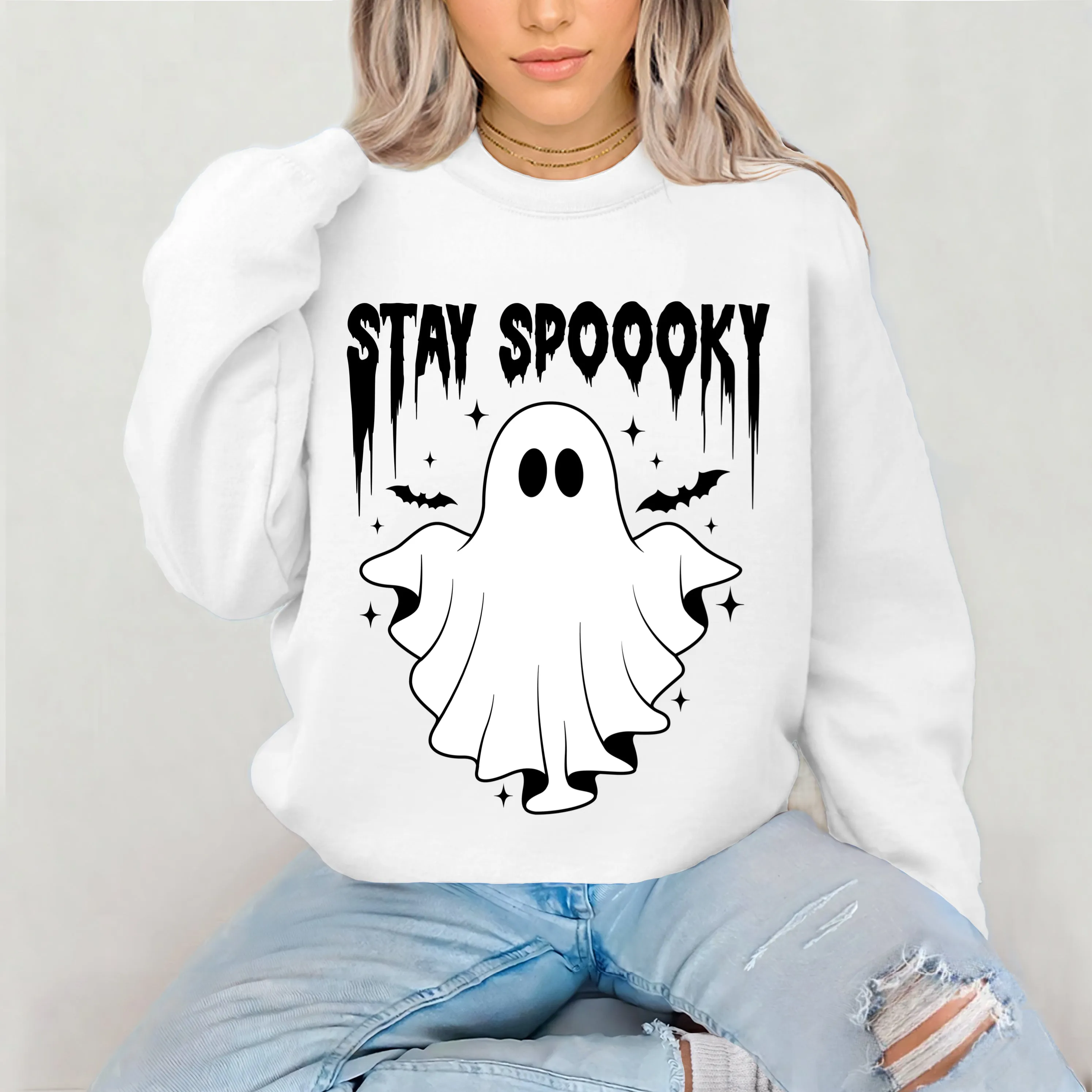 Stay Spooky Halloween Crewneck