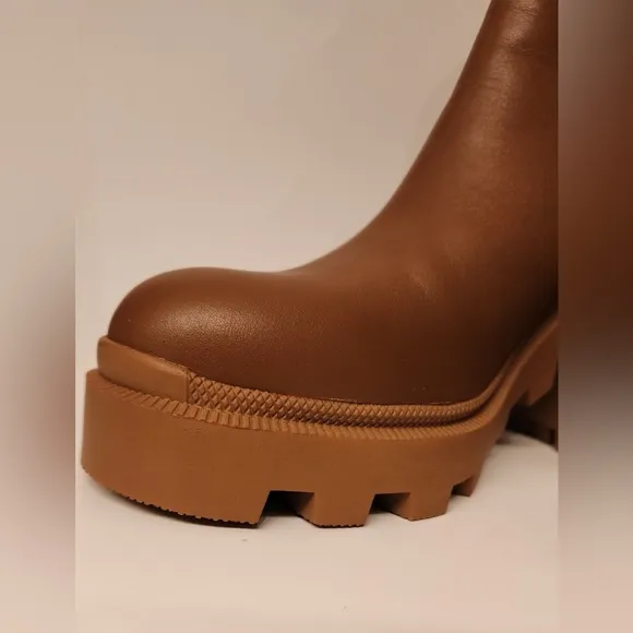 Steve Madden Roxie Cognac Brown Leather Women’s Size 9.5