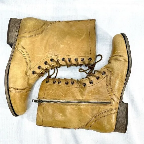 Steve Madden Troopa Boot Size 9.5 Tan
