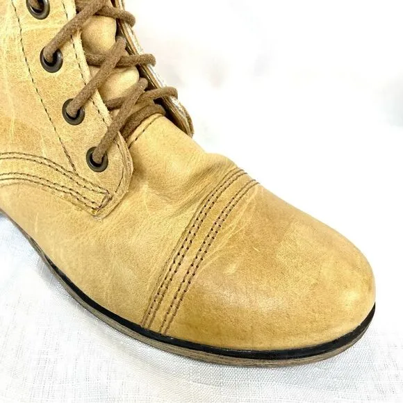 Steve Madden Troopa Boot Size 9.5 Tan