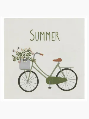 Summer Bicycle Napkins