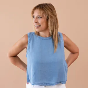 Summer Blues Crop