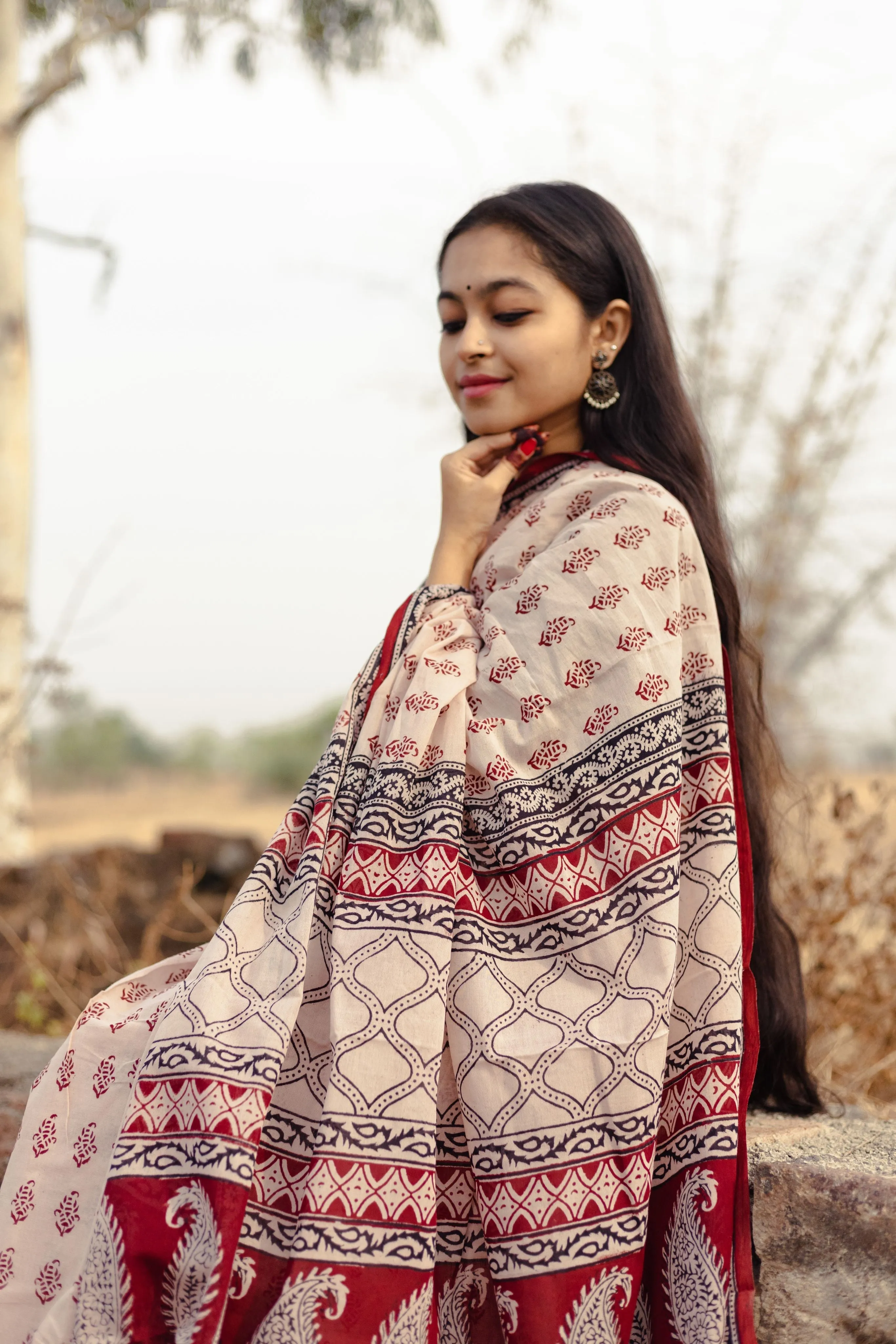 Summer collection sarees - Basant Nandana Kali cotton saree