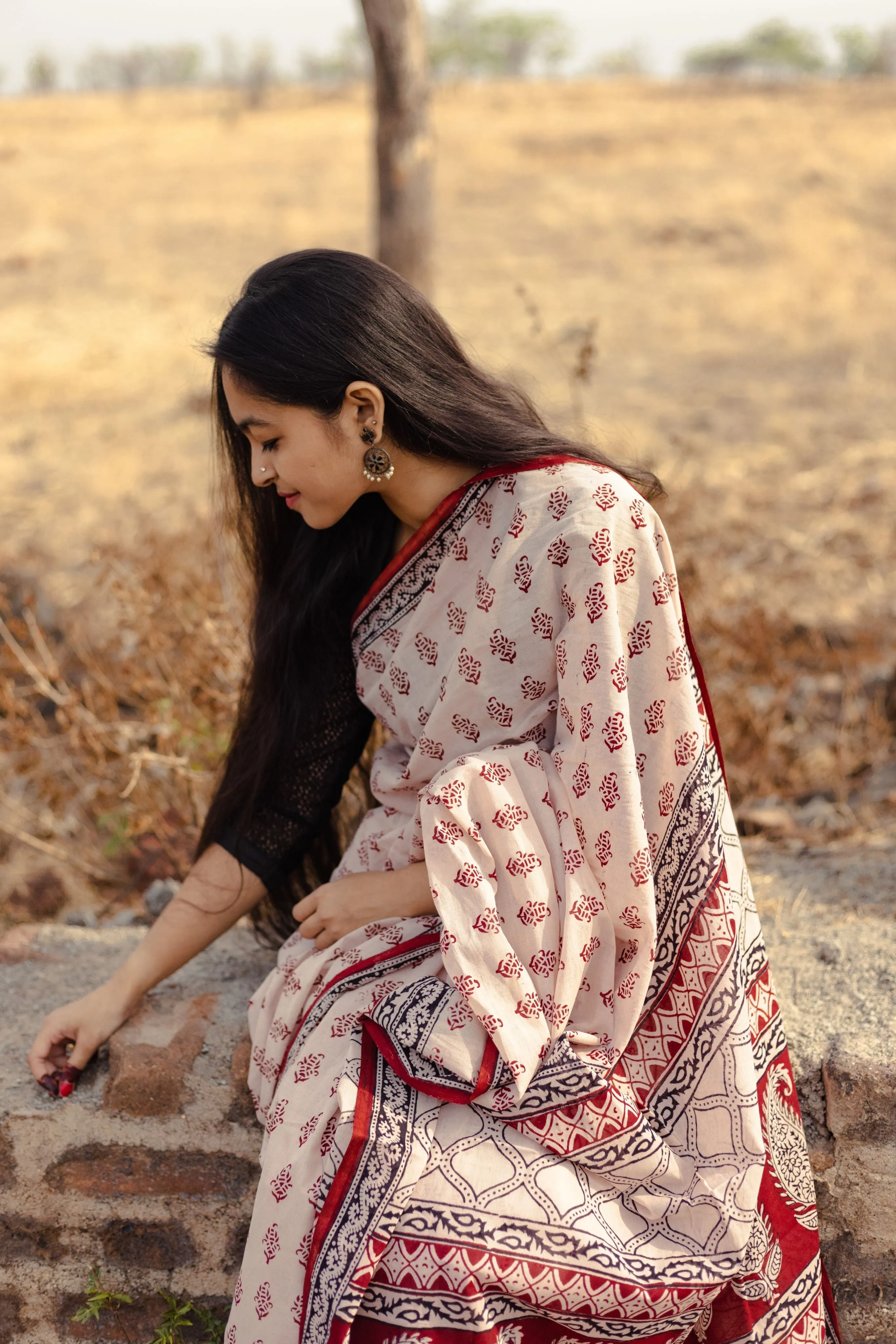 Summer collection sarees - Basant Nandana Kali cotton saree