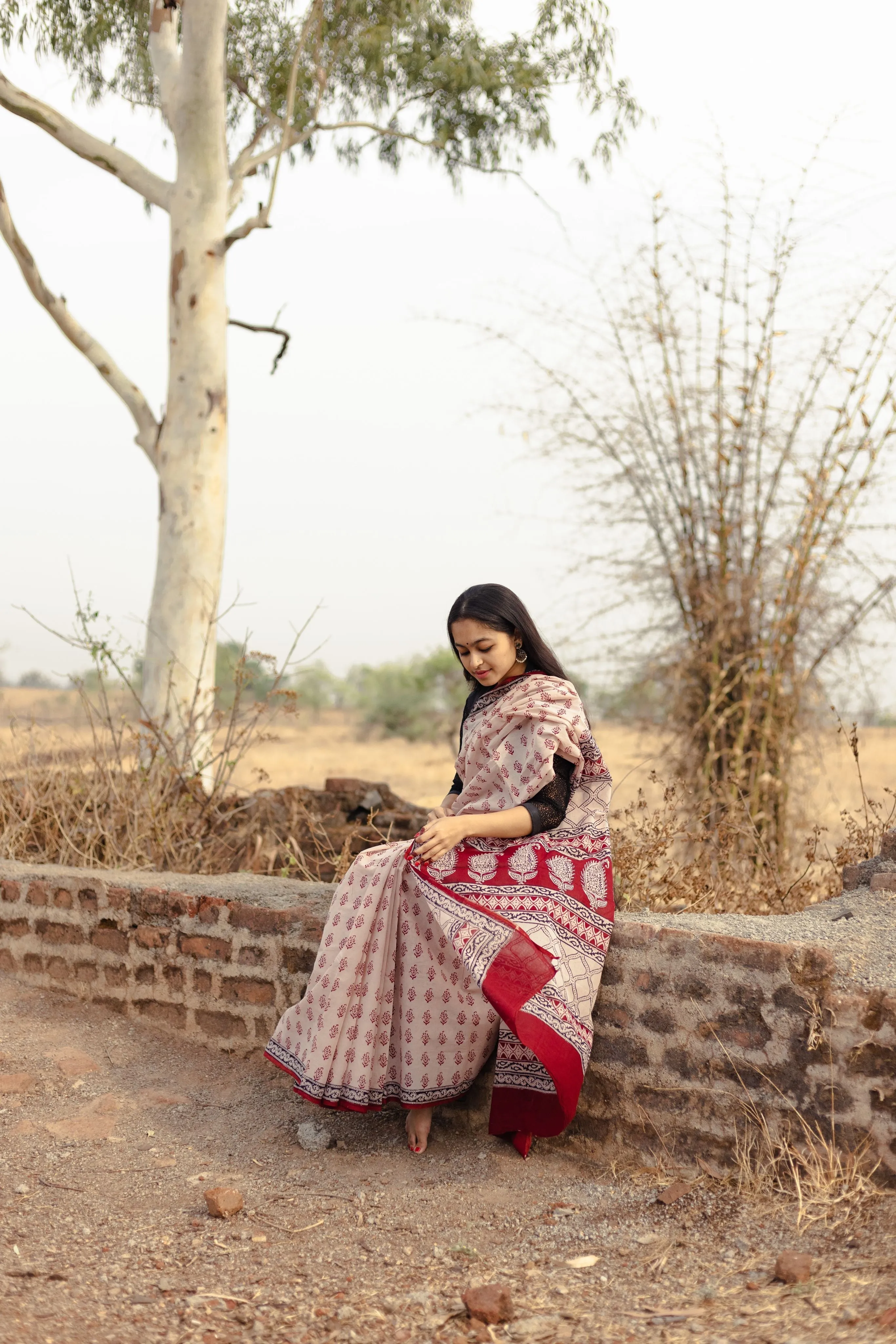 Summer collection sarees - Basant Nandana Kali cotton saree