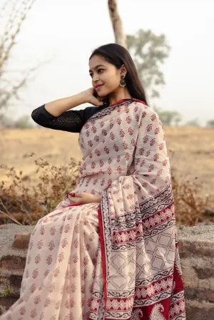 Summer collection sarees - Basant Nandana Kali cotton saree