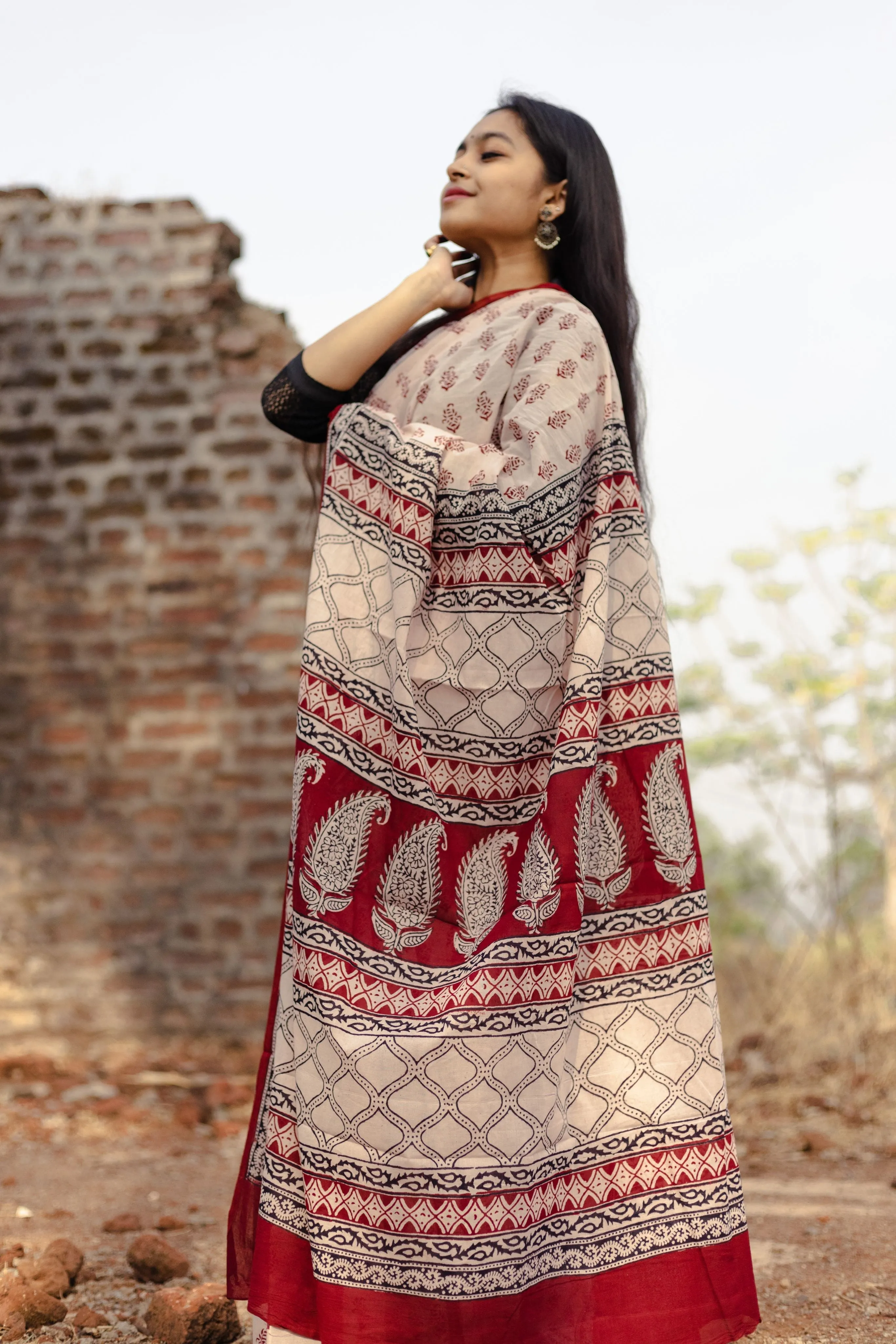 Summer collection sarees - Basant Nandana Kali cotton saree