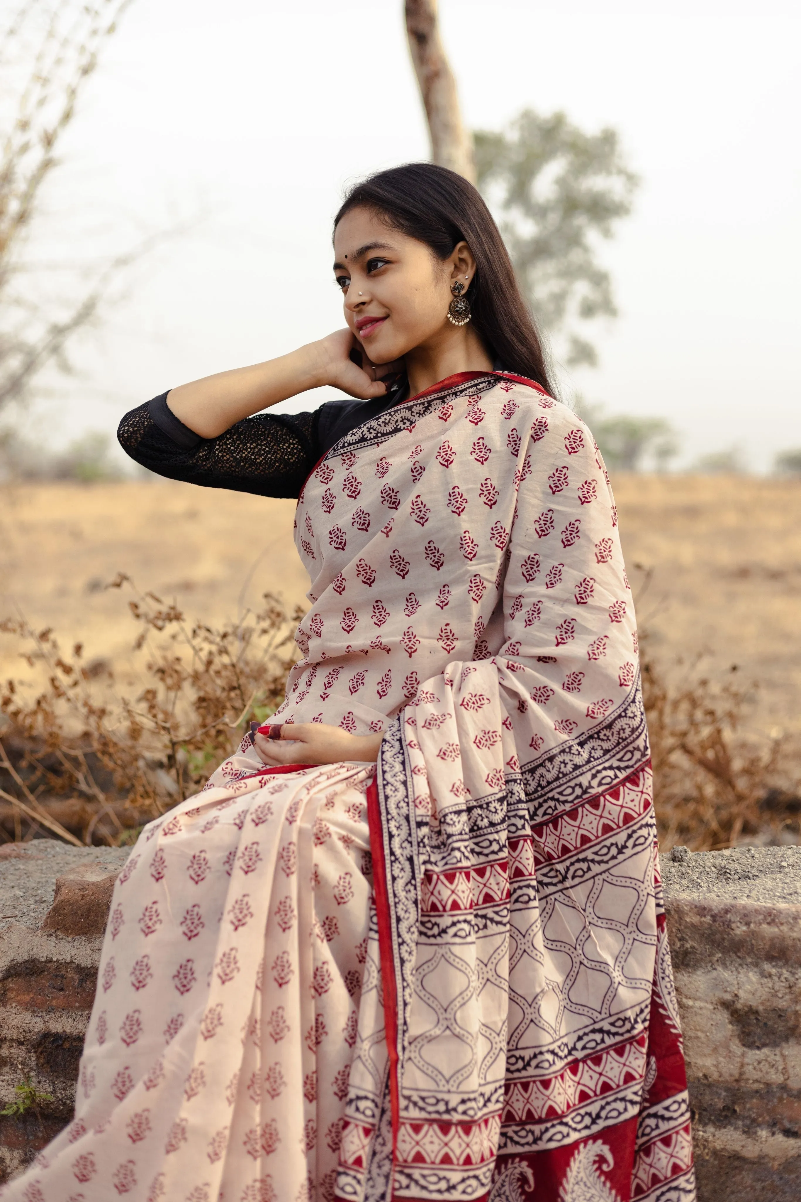 Summer collection sarees - Basant Nandana Kali cotton saree