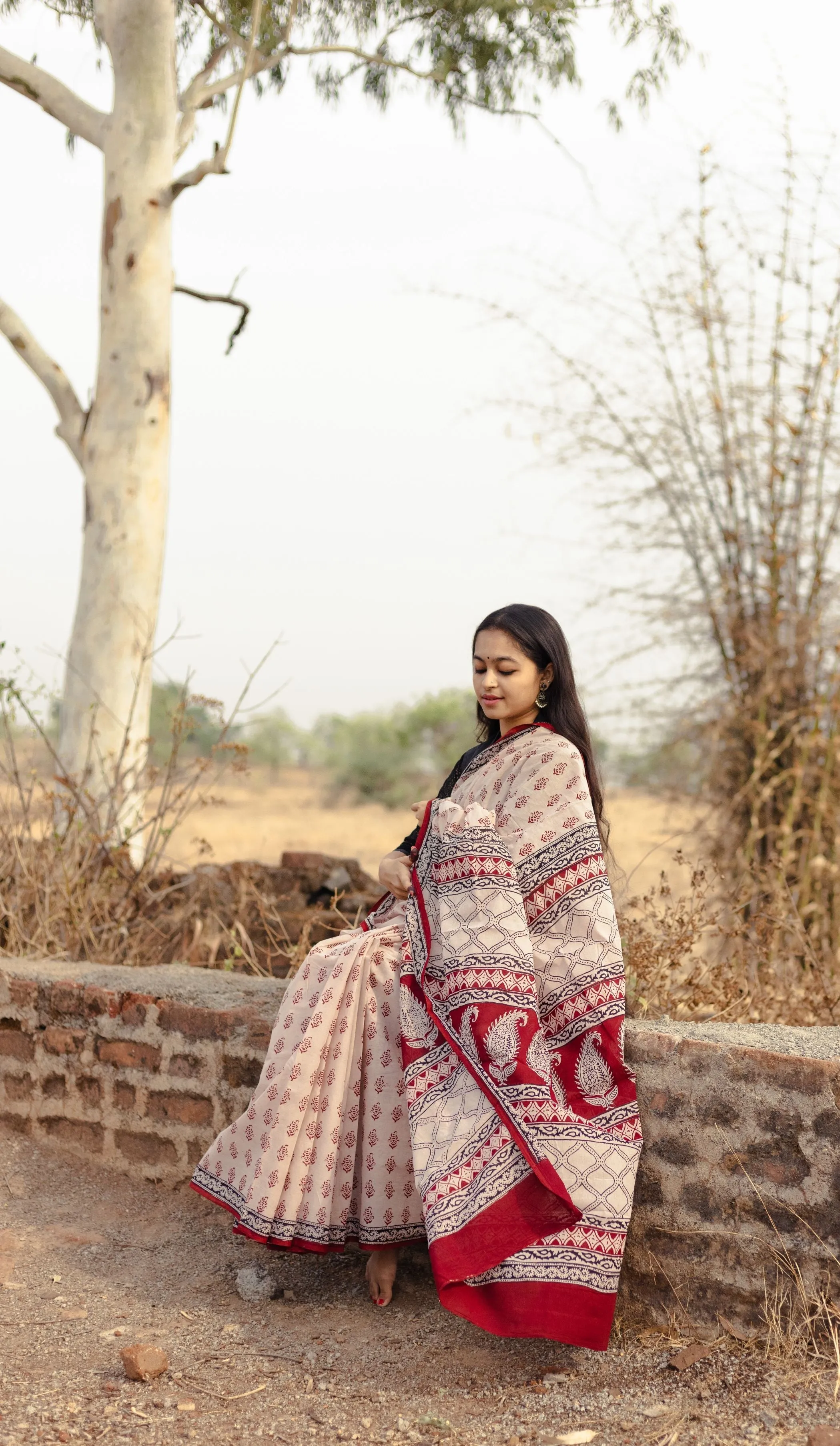 Summer collection sarees - Basant Nandana Kali cotton saree