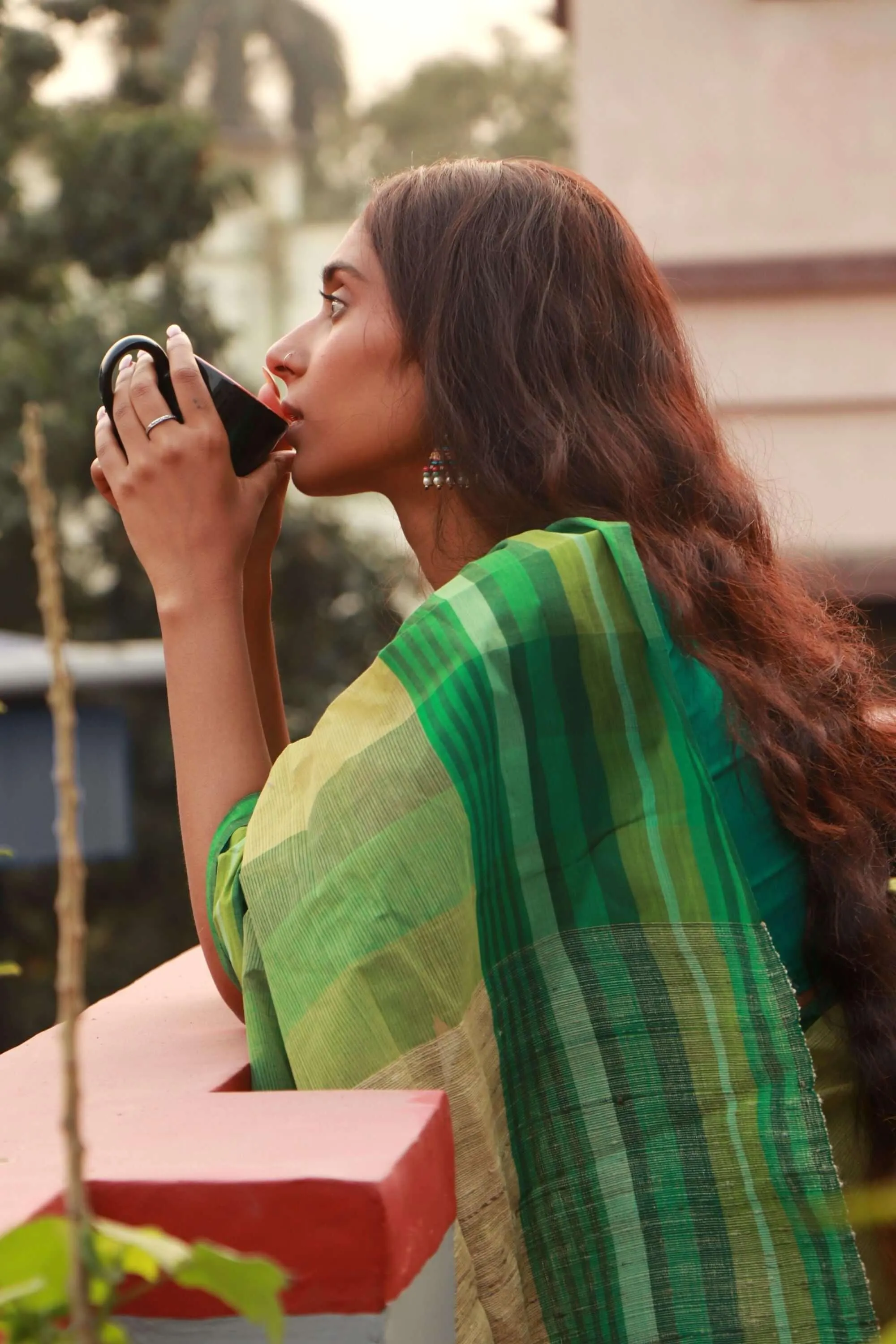 Summer collection sarees - Basant - Shefali Bengal mul cotton saree