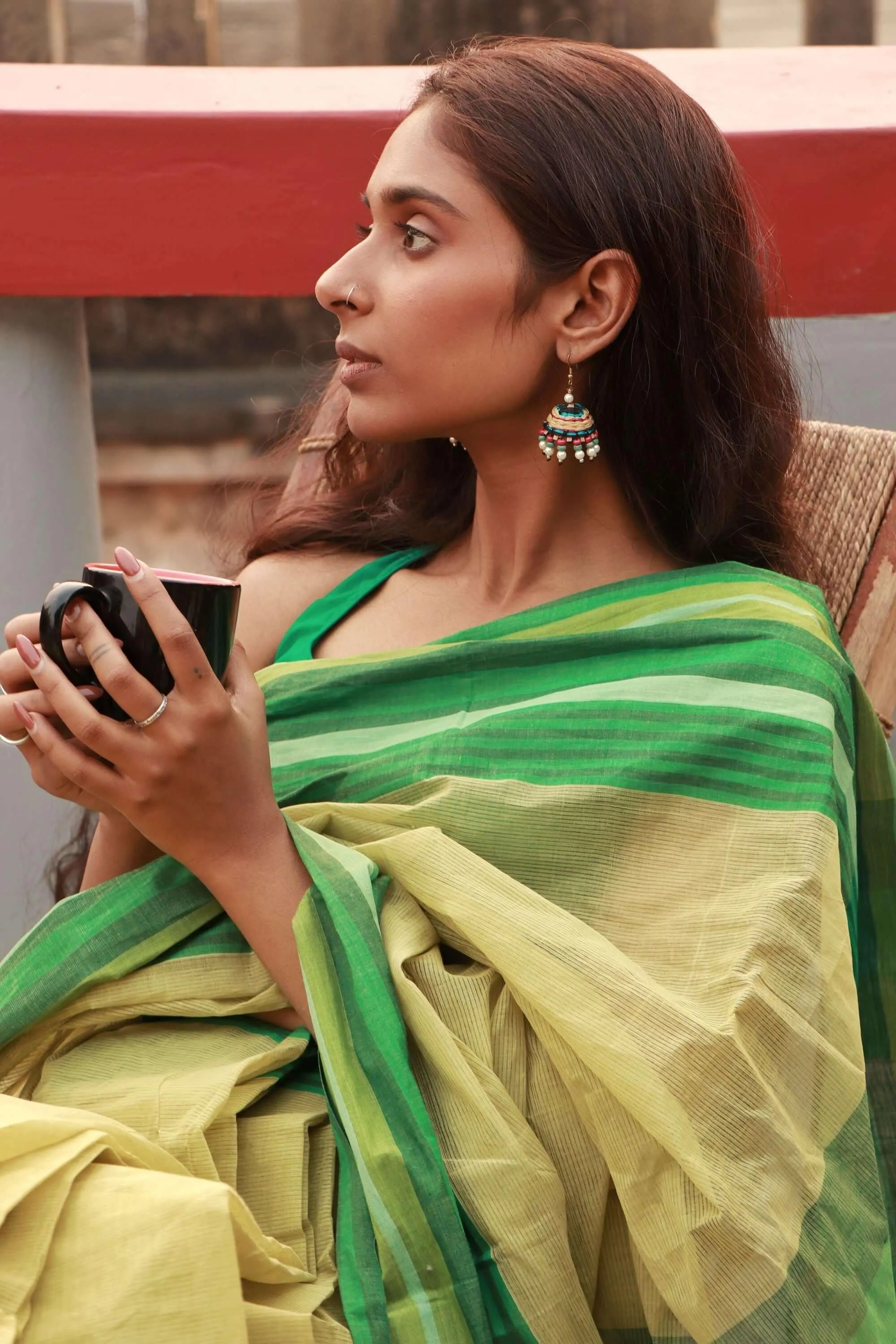 Summer collection sarees - Basant - Shefali Bengal mul cotton saree