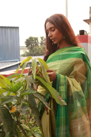 Summer collection sarees - Basant - Shefali Bengal mul cotton saree
