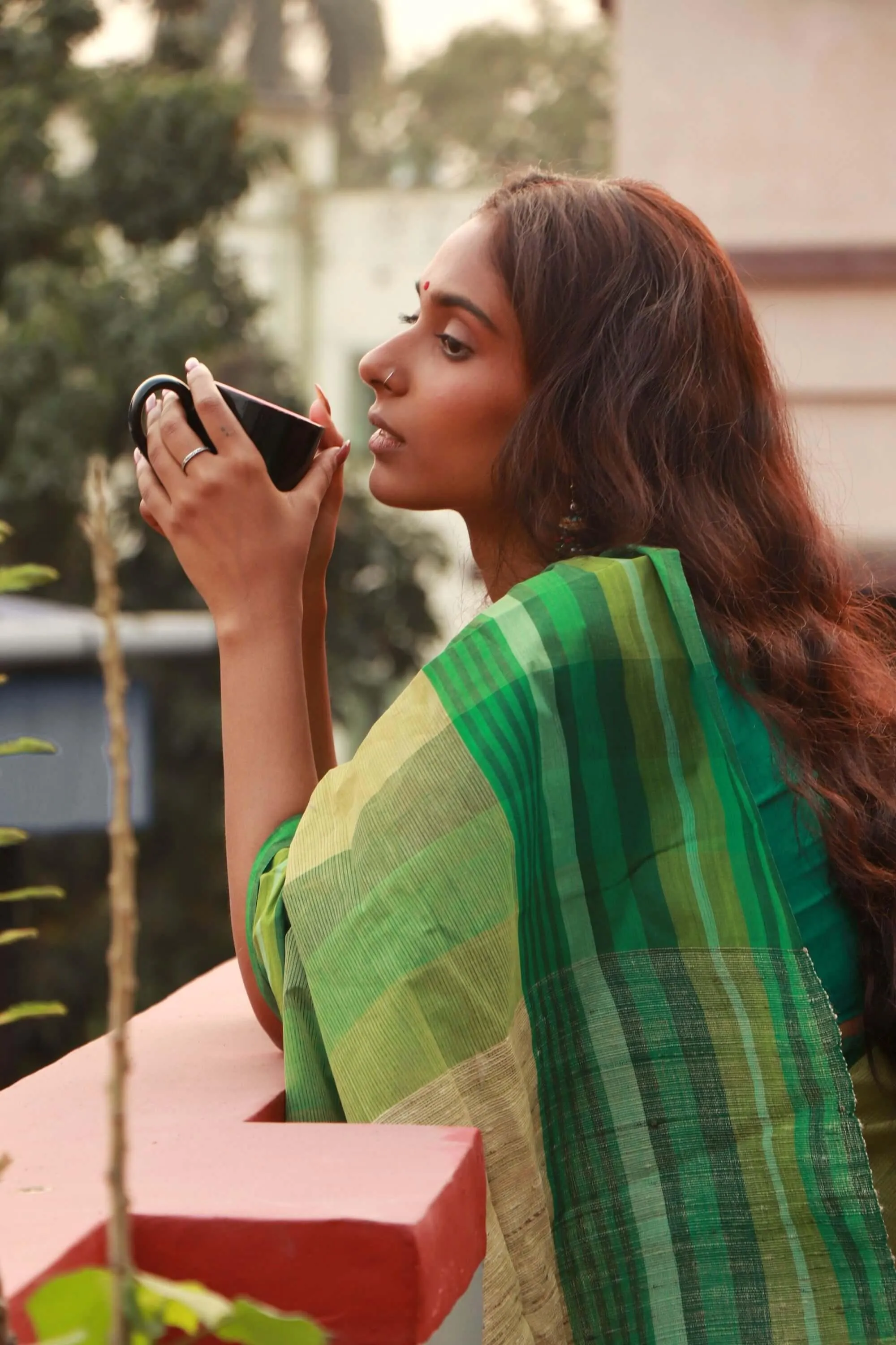 Summer collection sarees - Basant - Shefali Bengal mul cotton saree