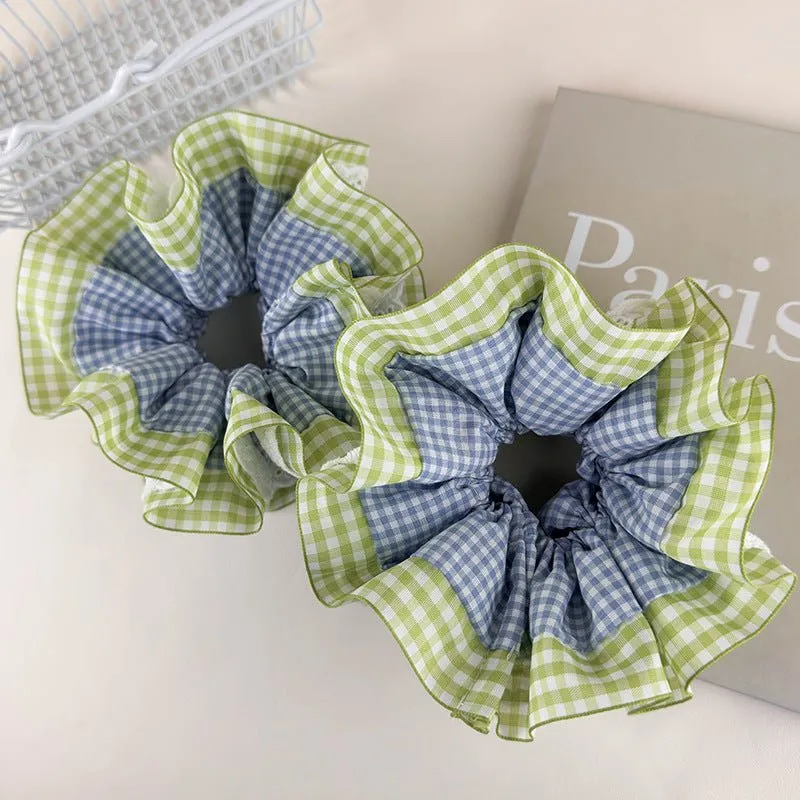 Summer Gingham Scrunchie